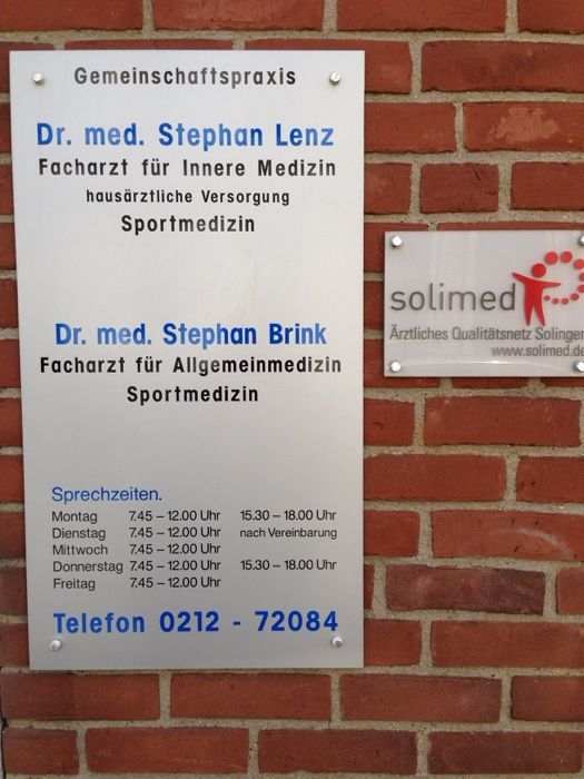 Dr.Med.Stephan Lenz, Dr.med. Stephan Brink