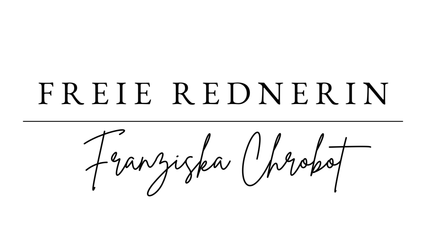 Logo Franziska Chrobot - Freie Rednerin
