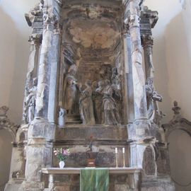 Altar in der Dreikönigskirche in Dresden