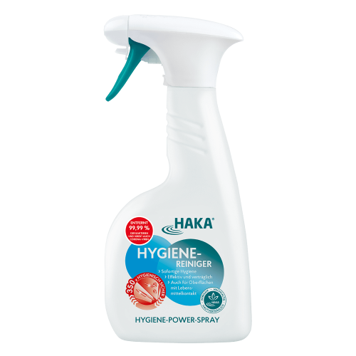 Hygienereiniger Spray - ideal für die schnelle Reinigung zwischendurch. Einfach sprühen, wischen und fertig. Alles ist hygienisch.