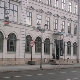 Theaterkasse des Meininger Theaters im Eingangsbereich der Kammerspiele, Galerie Ada und dem Bistro la musica