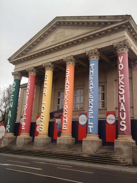 Das Meininger Theater während der Generalsanierung