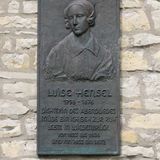 Gedenktafel für Luise Hensel in Rheda-Wiedenbrück