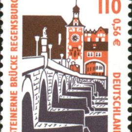Briefmarke - Steinerne Brücke (2000)