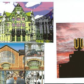 3 Postkarten mit Dortmund Motiven