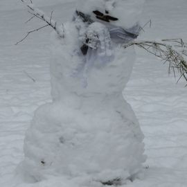 schwächelnder Schneemann