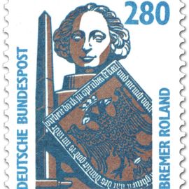 Bremer Roland - Briefmarke (1988)