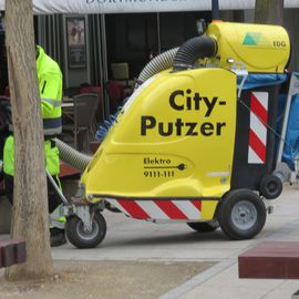 City Putzer, fleißig unterwegs