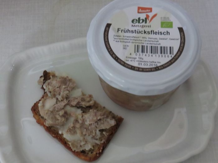 Frühstücksfleisch - schmeckt 1000mal besser als es aussieht (Mmmh!)