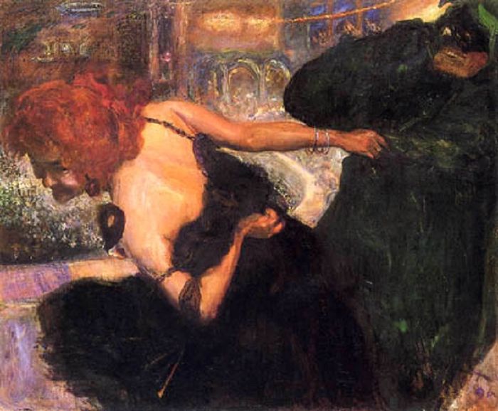Max Slevogt 'Totentanz - Maskenball' (1896)