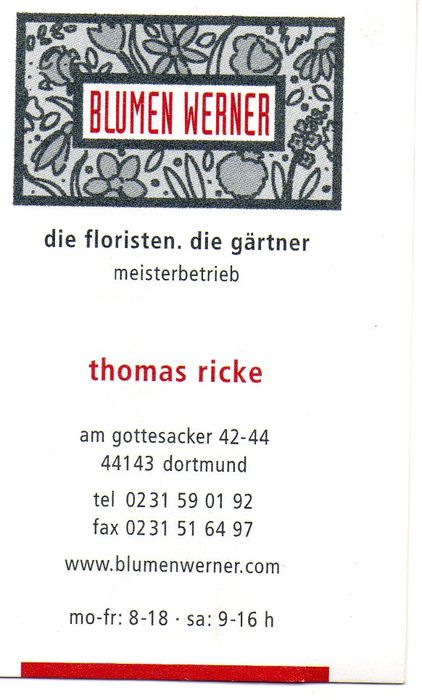 Nutzerbilder Blumen Werner GmbH Friedhofsgärtnerei