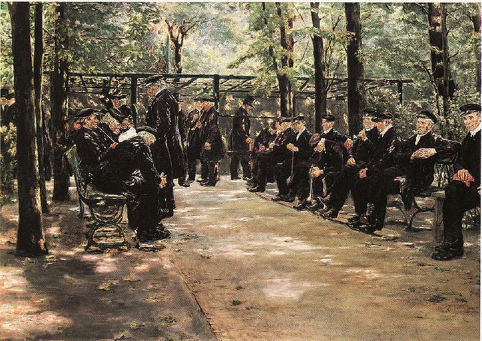 Max Liebermann 'Altmännerhaus in Amsterdam' (1881)