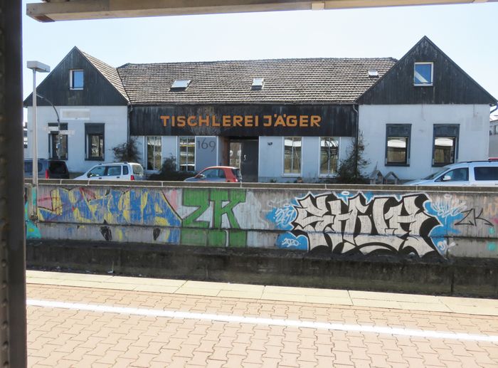 Vom Bahnsteig aus fotografiert