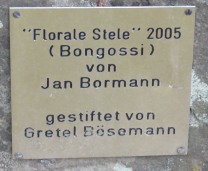 'Florale Stele' Info