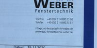 Nutzerfoto 1 Bau- und Fenstertechnik Weber Verwaltung/Vertrieb, Lünen