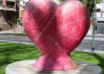 Bild zu Herz-Skulptur - Ferienprojekt