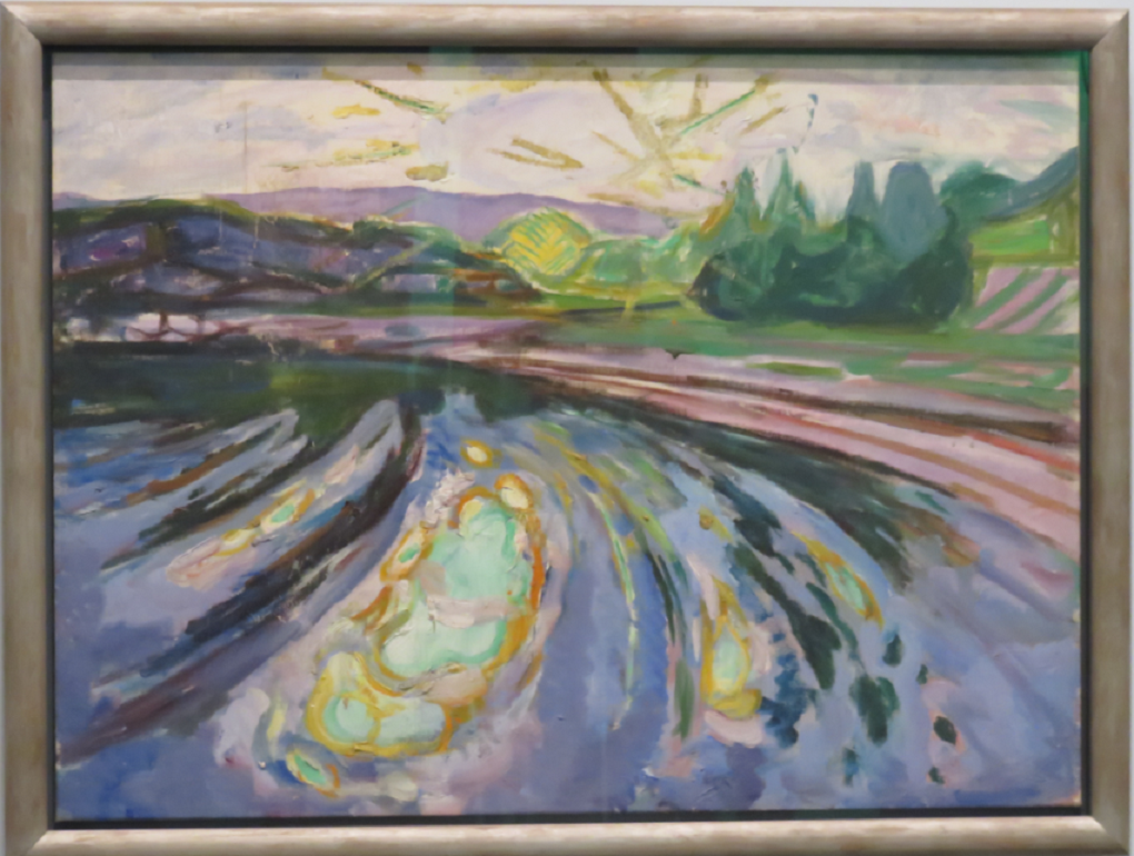 Munch, I 'Wellen am Strand' (1911/12)