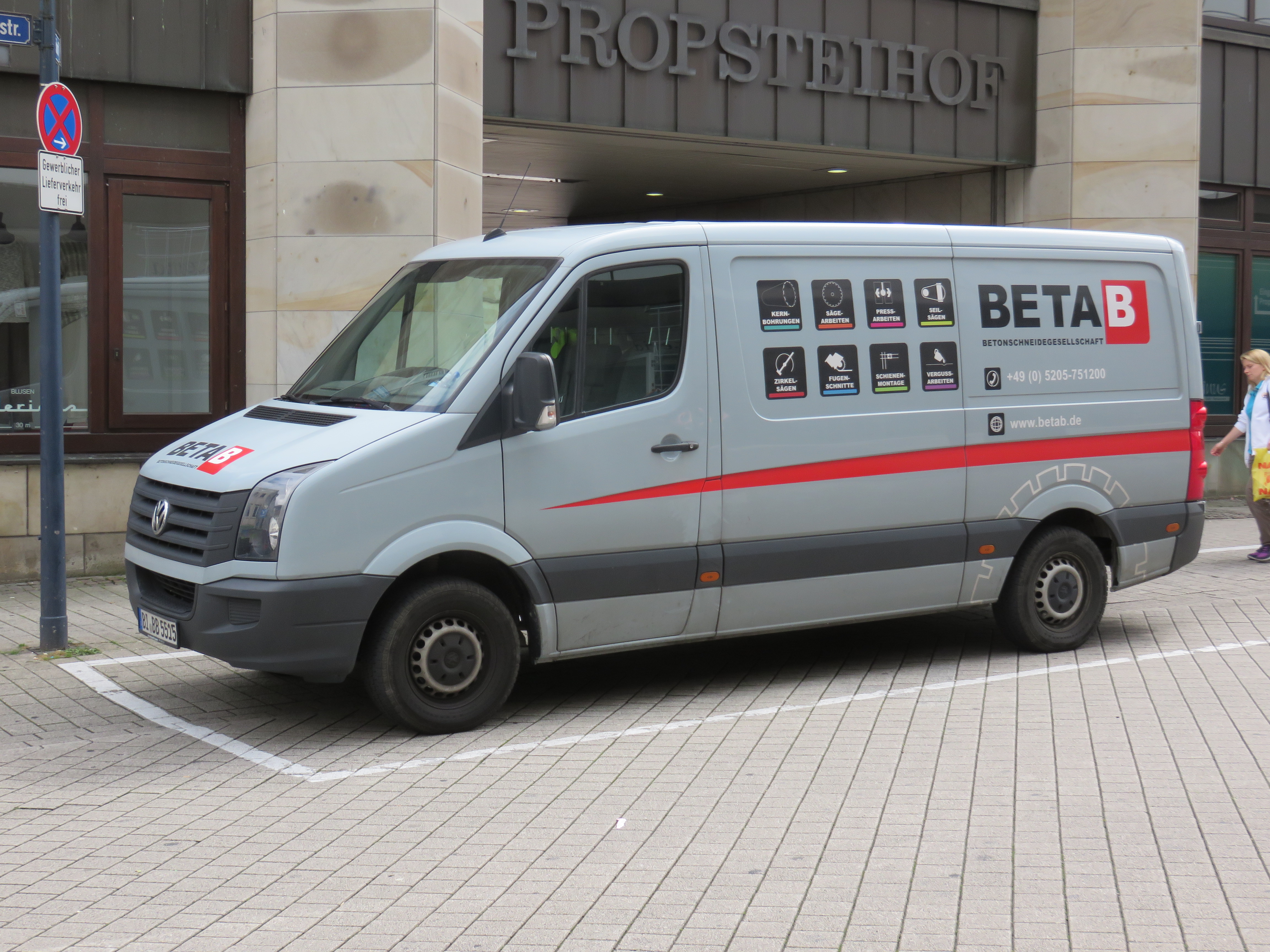 Firmenwagen, gesehen in Dortmund