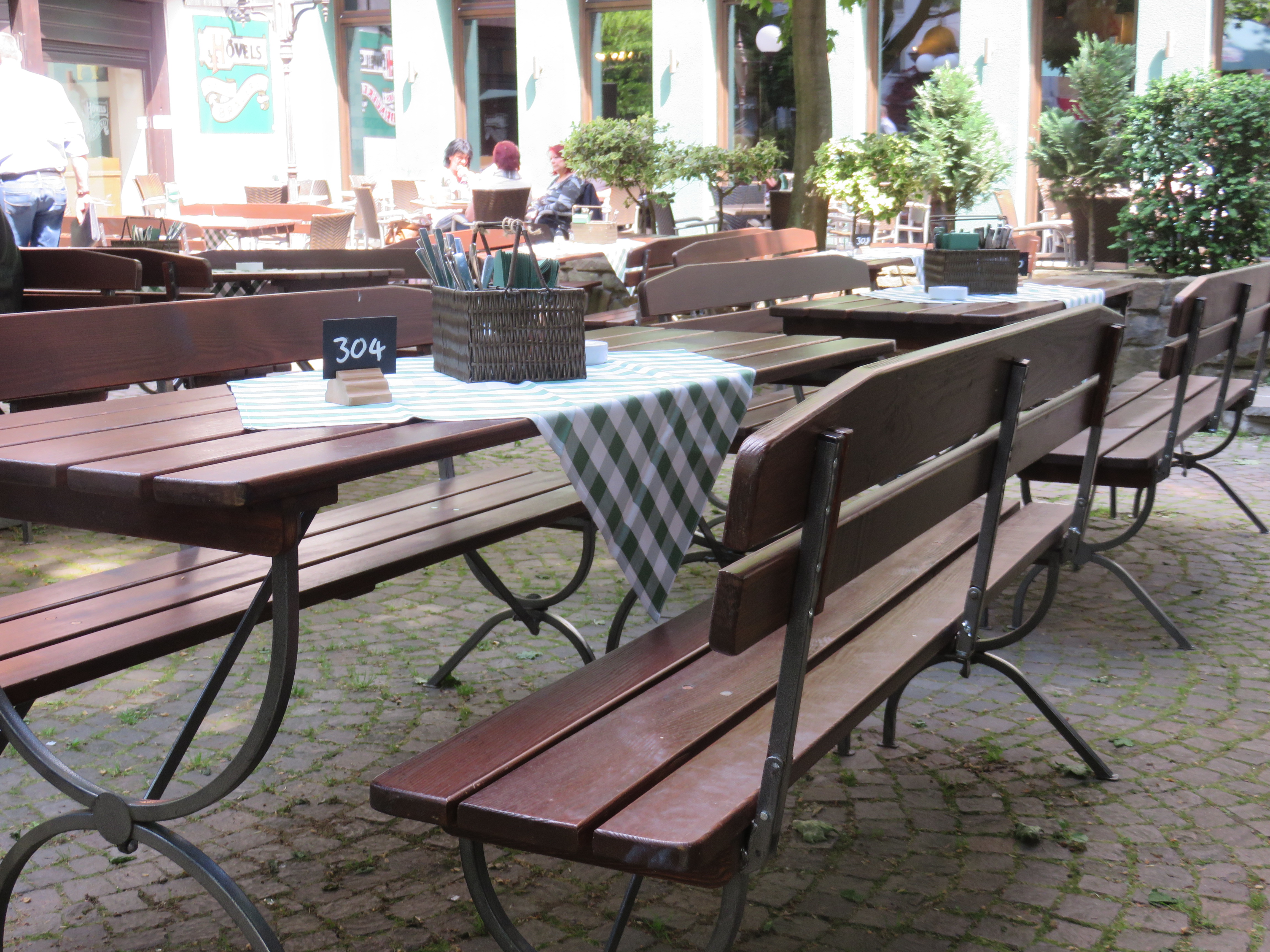 im Biergarten