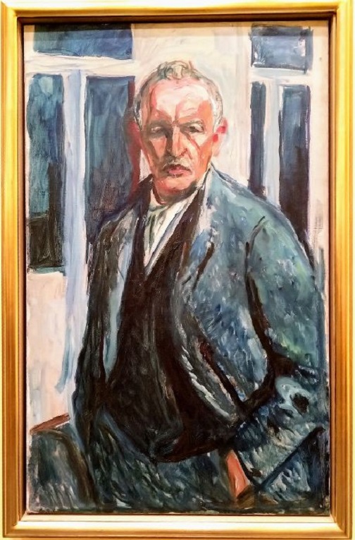 Munch, IV 'Selbstbildnis' (1923-26)