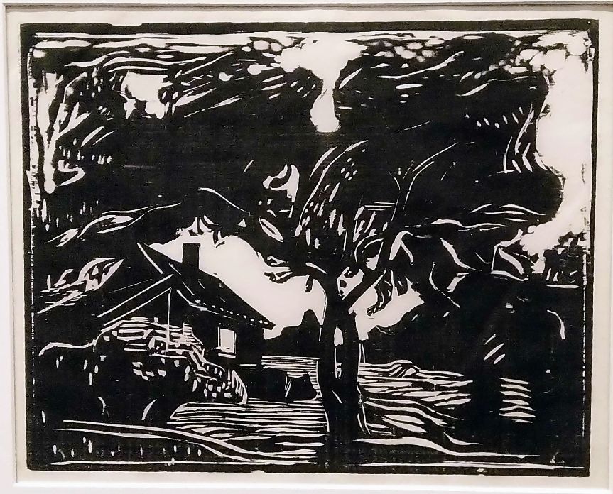 Munch, III 'Garten im Schnee I' (1913)