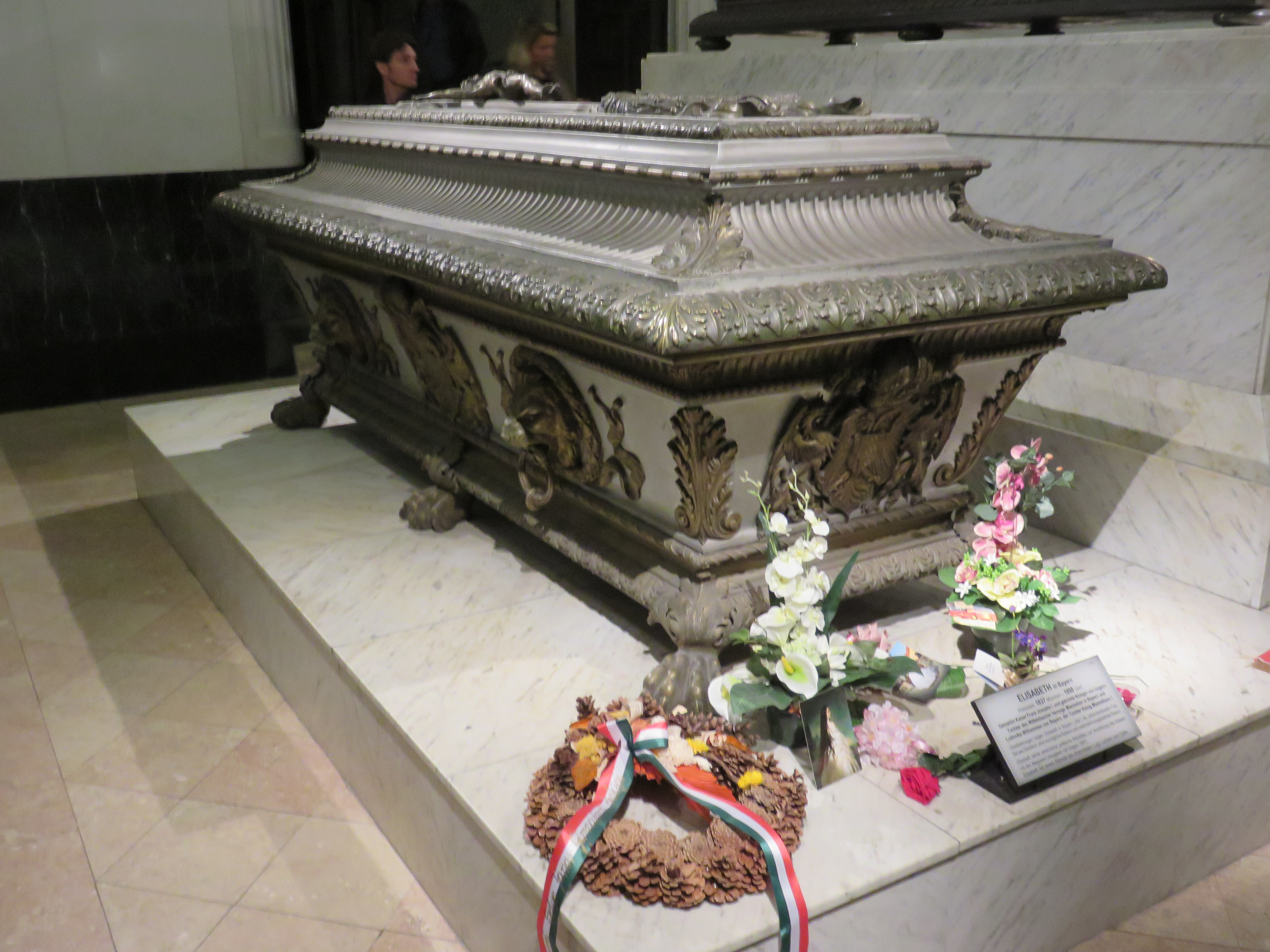 Kapuzinergruft Wien: Sarkophag von Kaiserin Elisabeth (Sisi)