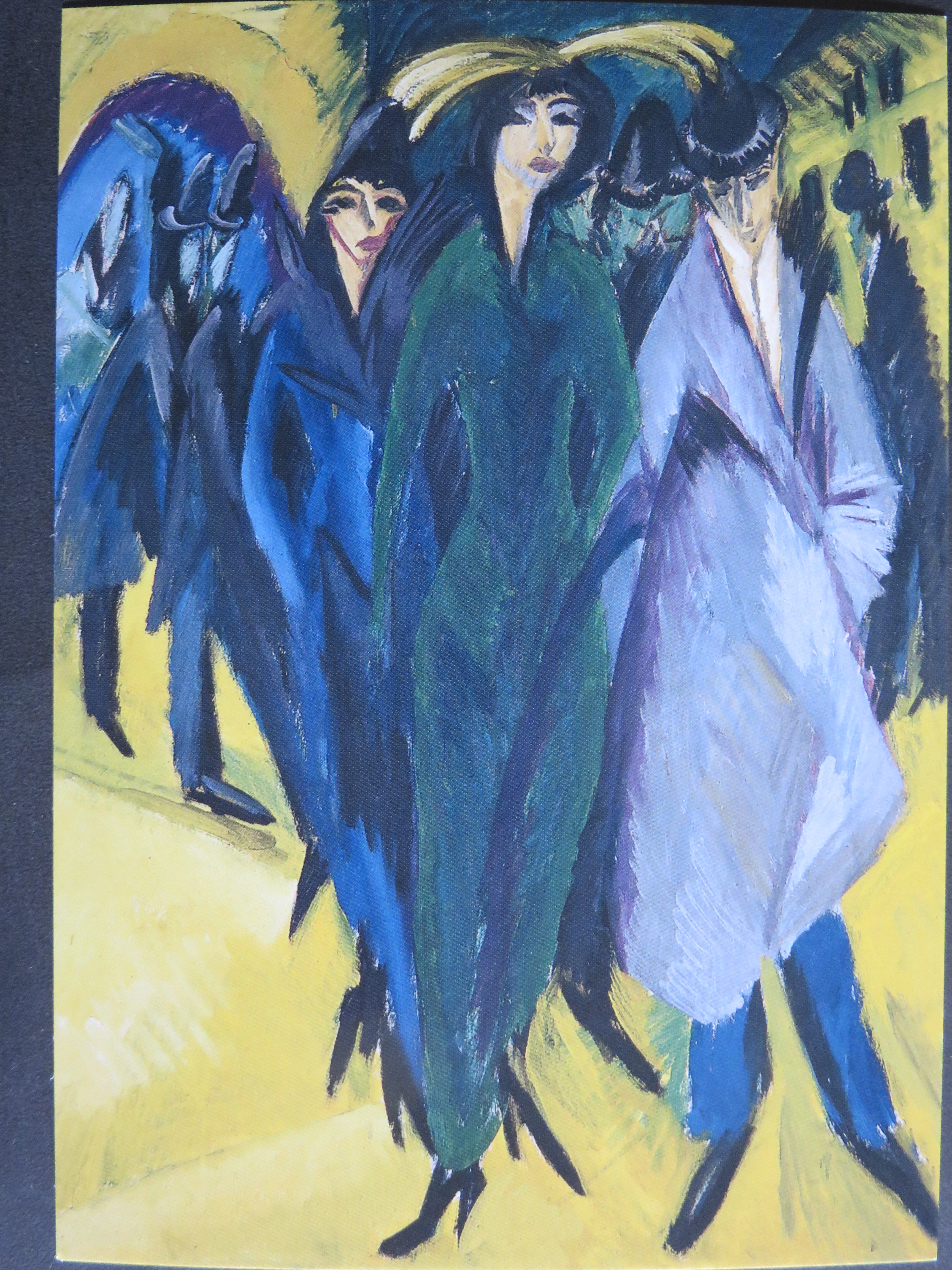Ernst Ludwig Kirchner: 'Frauen auf der Straße' (1914) (Postkarte)