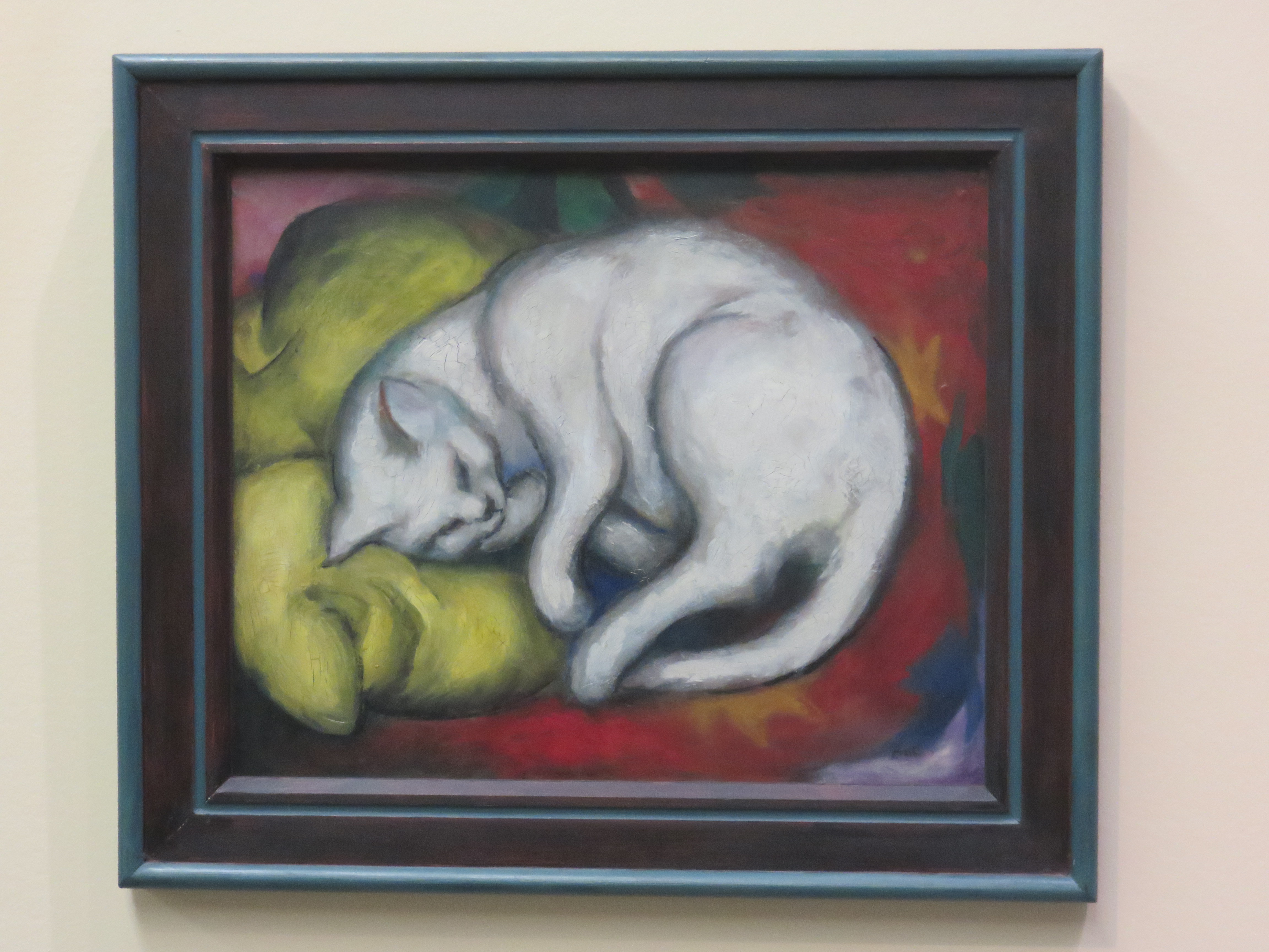 Franz Marc - 'Weiße Katze'