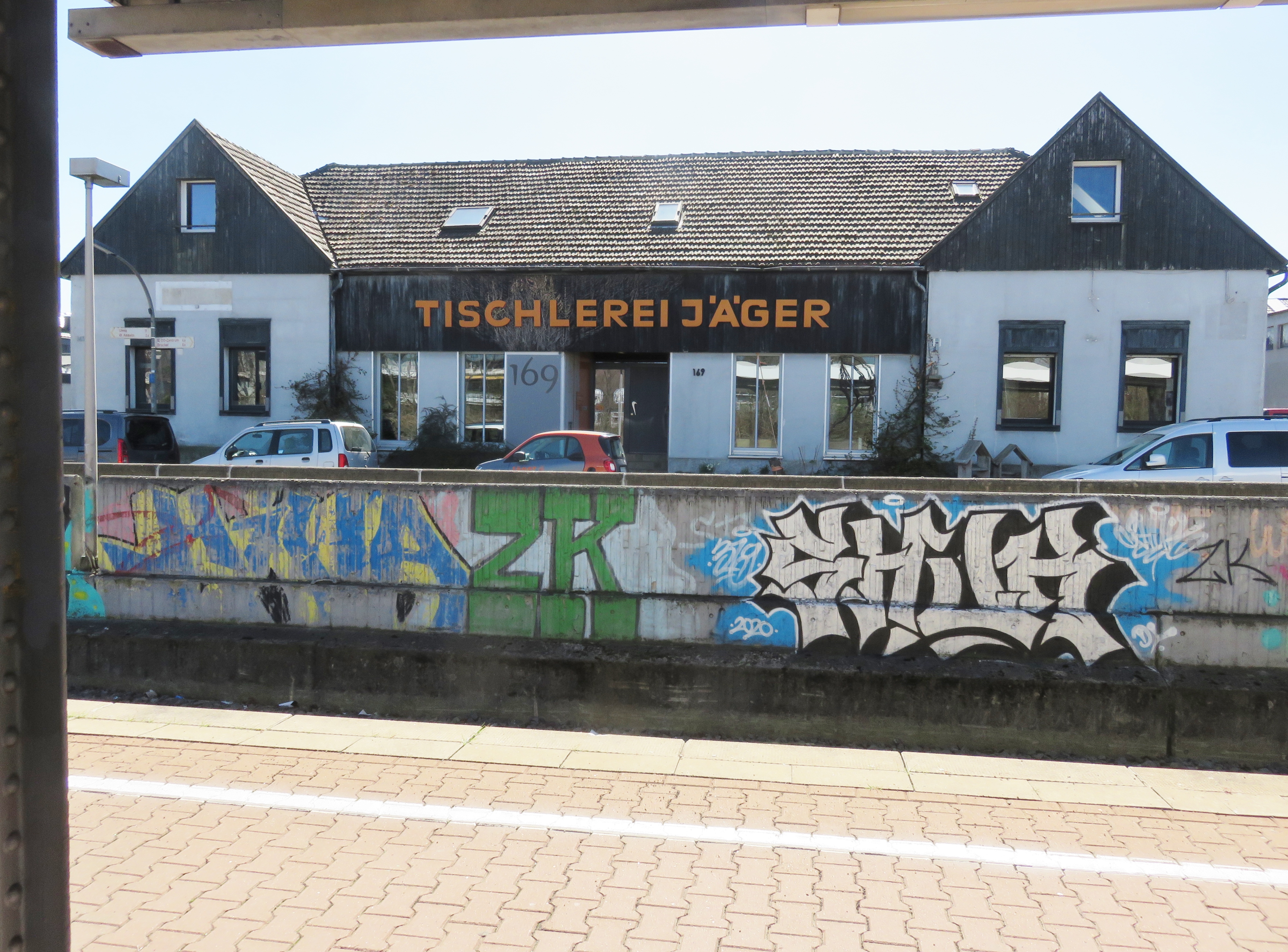 Vom Bahnsteig aus fotografiert