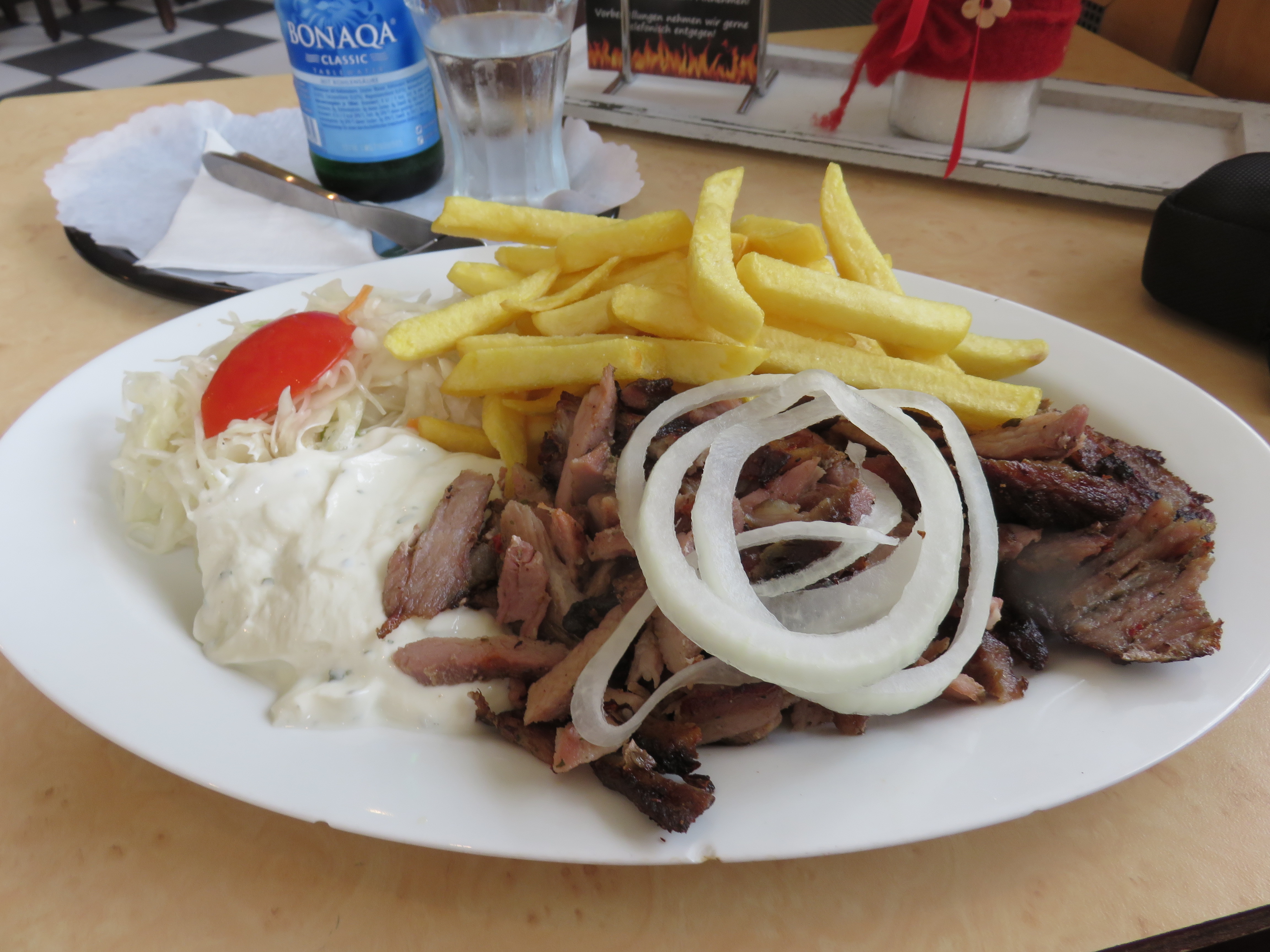 'Gyros komplett' (7,20€)