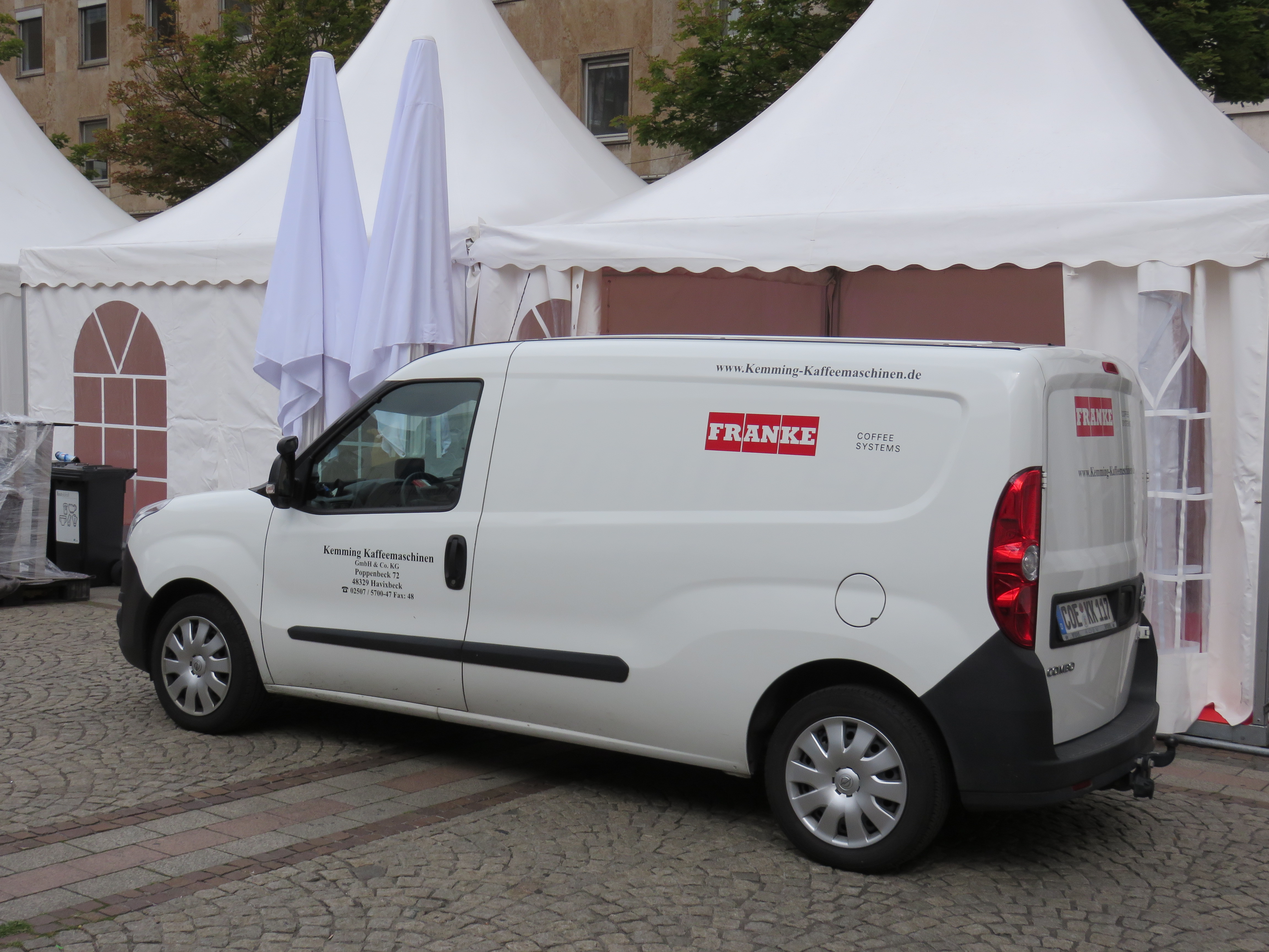 Firmenwagen, gesehen in Dortmund