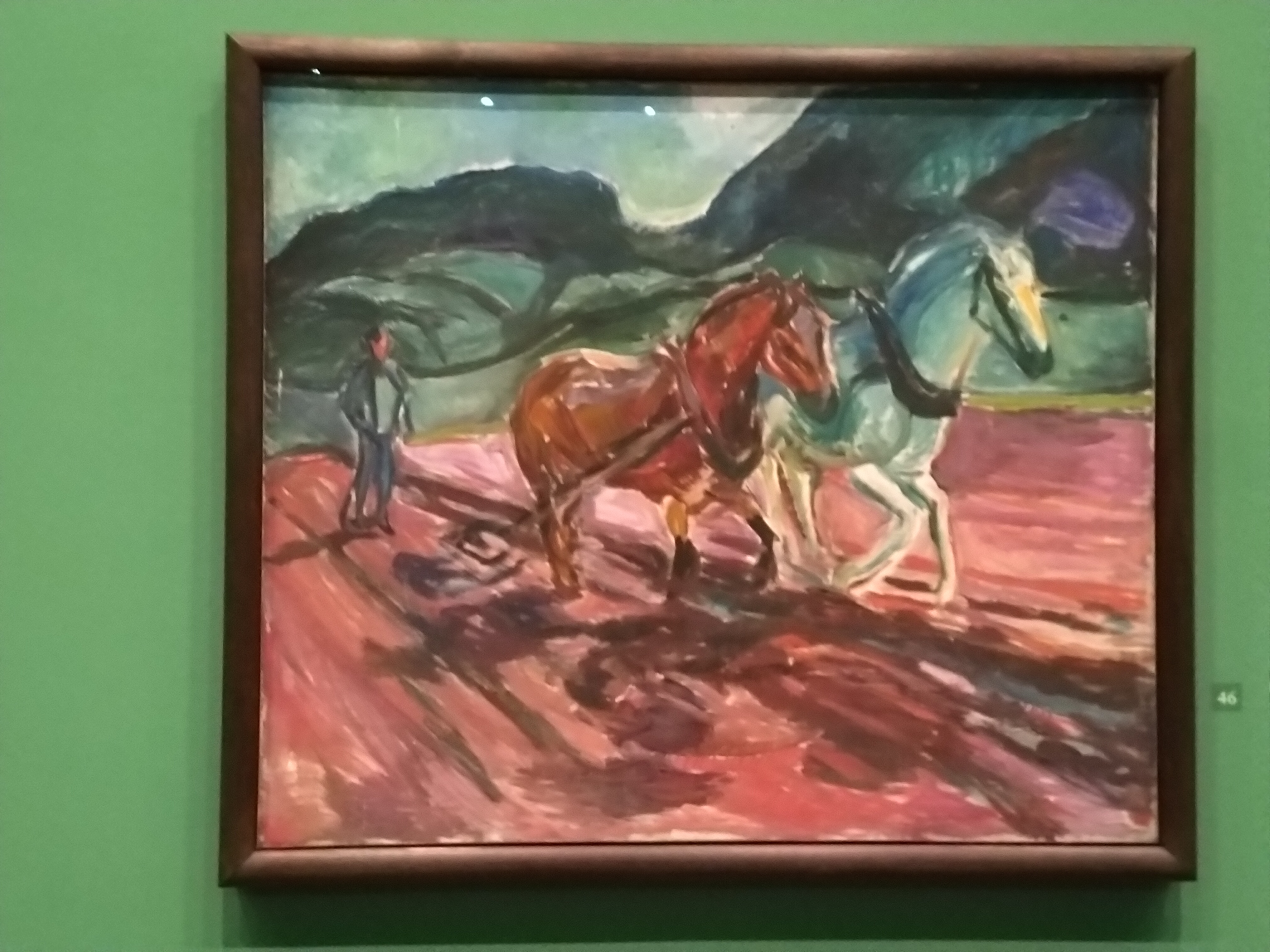 Munch, II 'Pferdegespann beim Pflügen' (1919)
