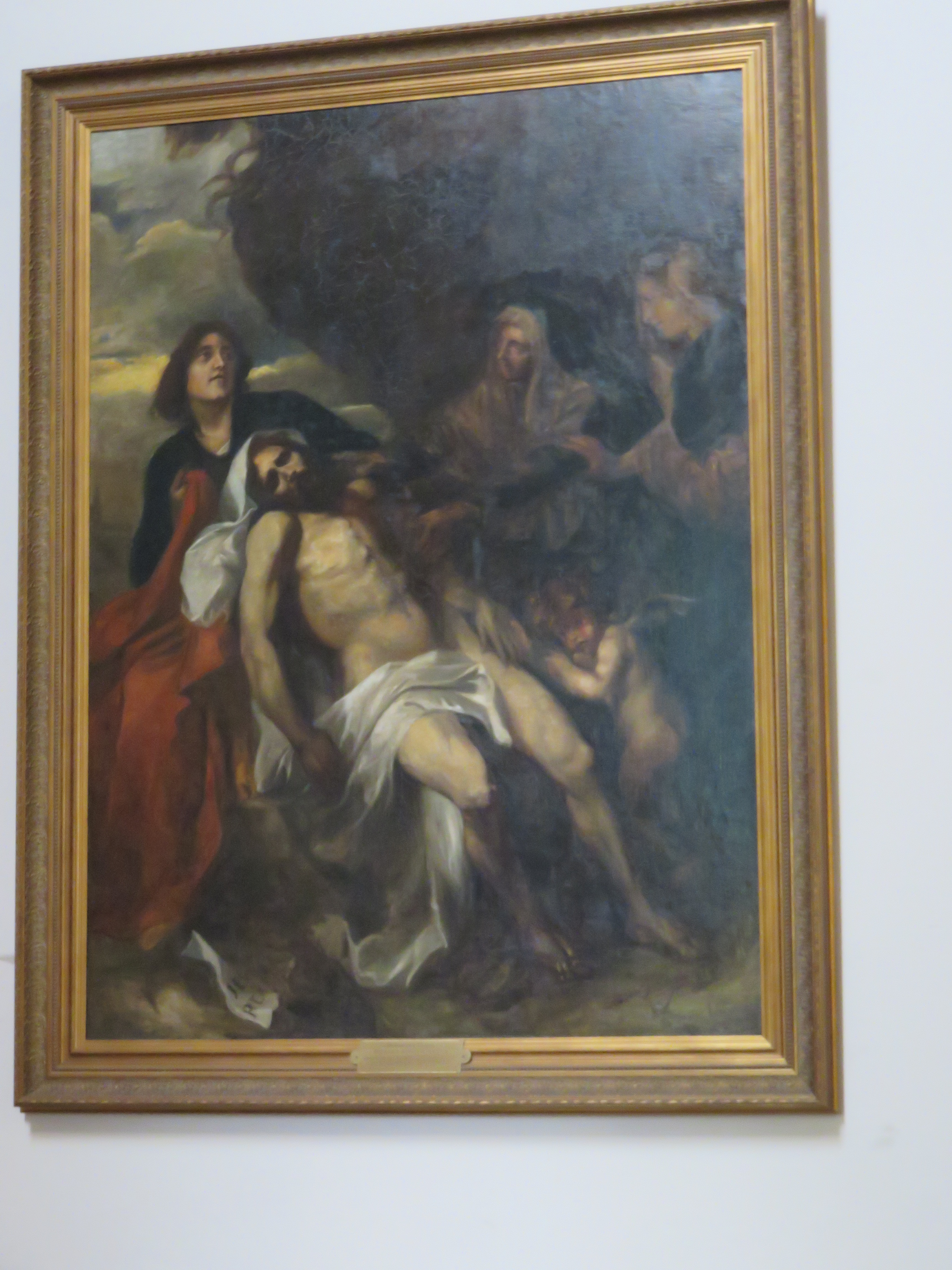 'Beweinung Christi' (1889), Kopie nach A. van Dyck
