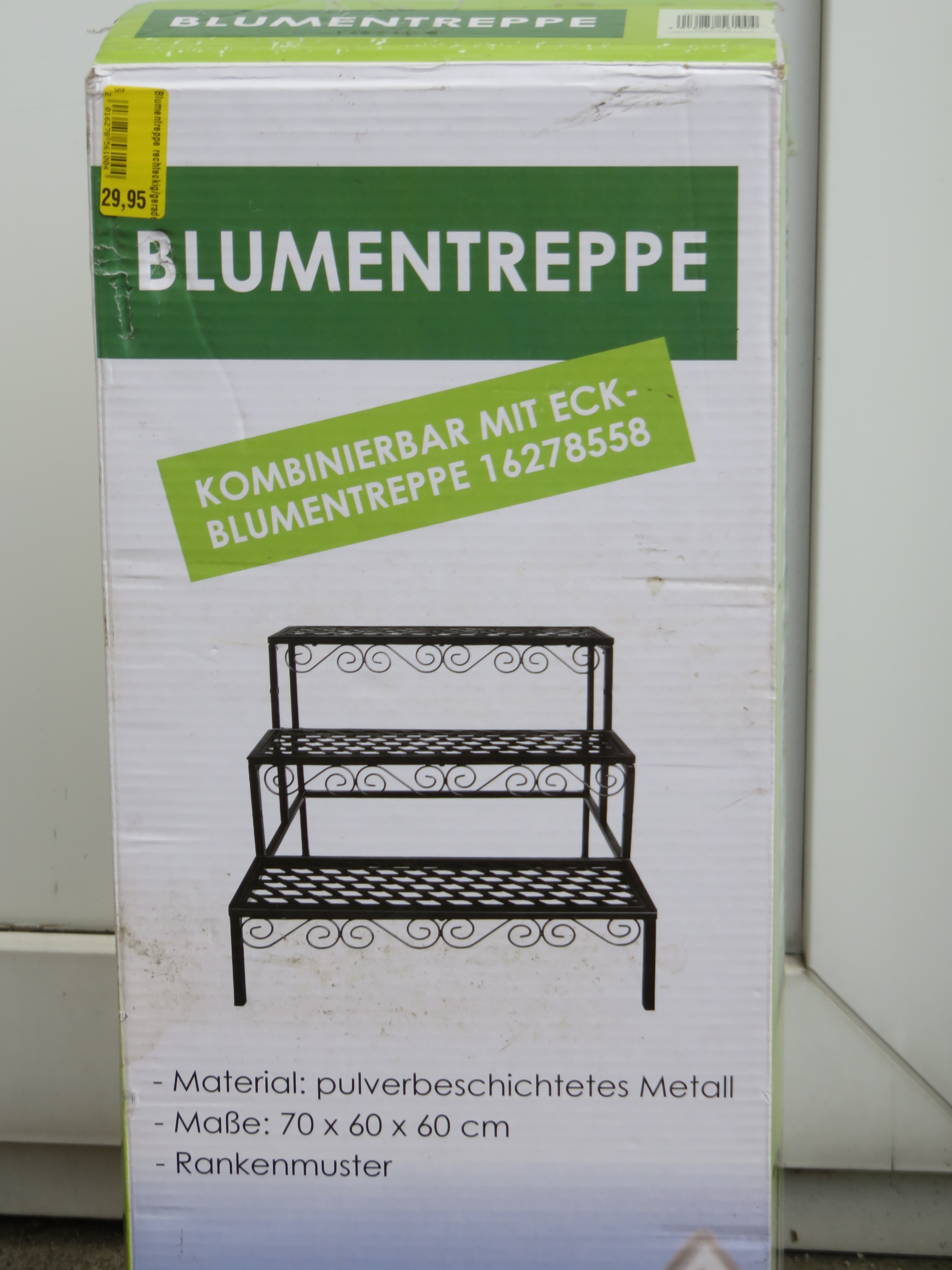 Verpackung - Blumentreppe