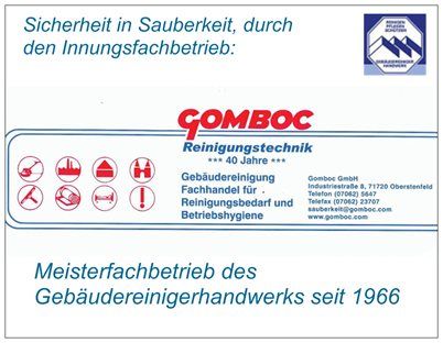Bild 3 Gomboc GmbH Gebäudereinigung + Fachhandel in Oberstenfeld