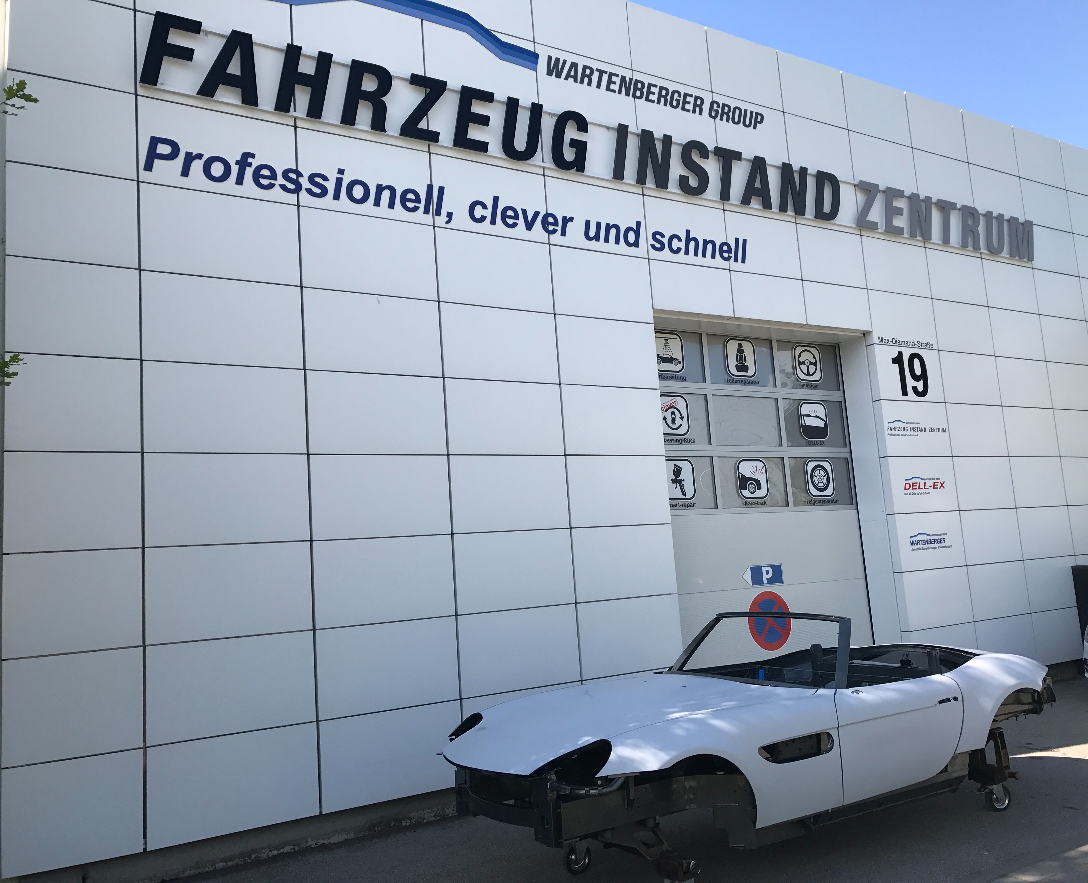 Fahrzeug Instandsetzungszentrum 
FIZ Muenchen Z8 Aufbau