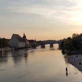 von der Eisernen Brücke aus gesehen