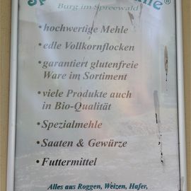 Schild beim Eingang