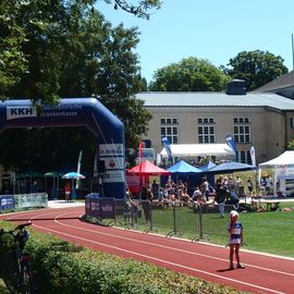 bei einem Sportfest