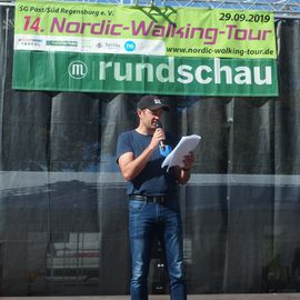 bei der Nordic Walking Tour