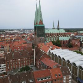 vom Turm der Petri-Kirche aus gesehen