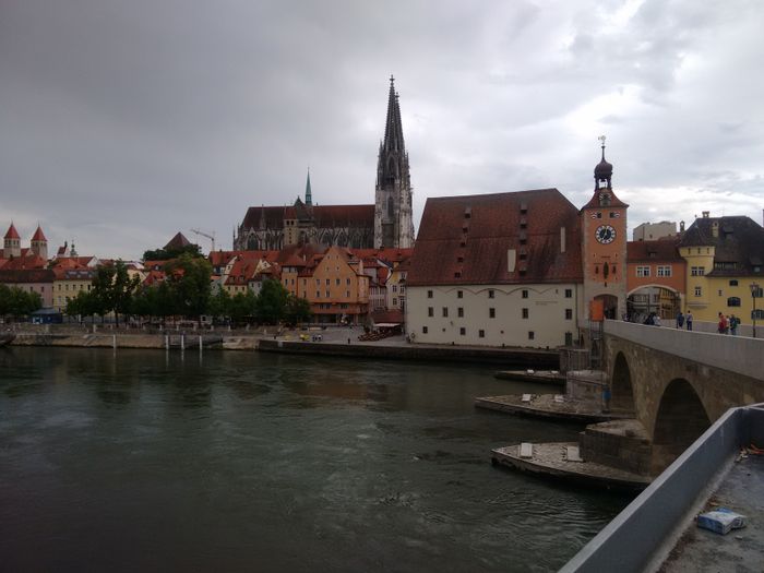 Altstadt von der Steinernen Brücke aus gesehen