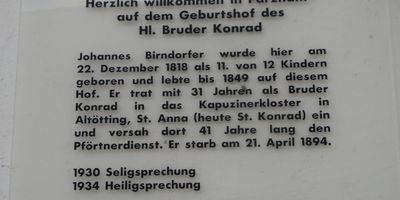 Bruder-Konrad-Hof in Parzham Stadt Bad Griesbach im Rottal