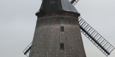 Windmühle Straupitz - Historische Mahl-, Öl- und Sägemühle - Holländerwindmühle in Straupitz