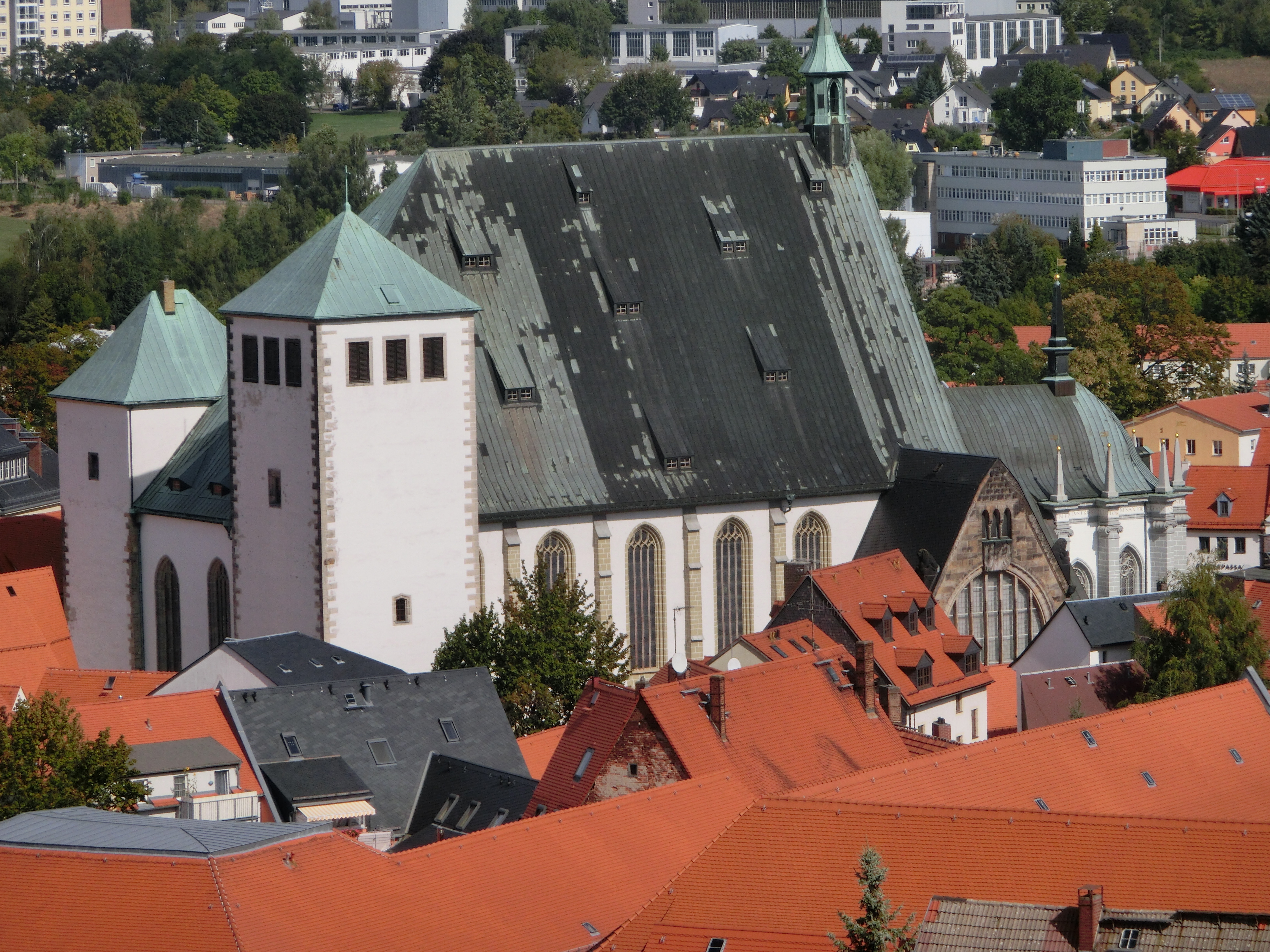 vom Turm der Petrikirche aus gesehen