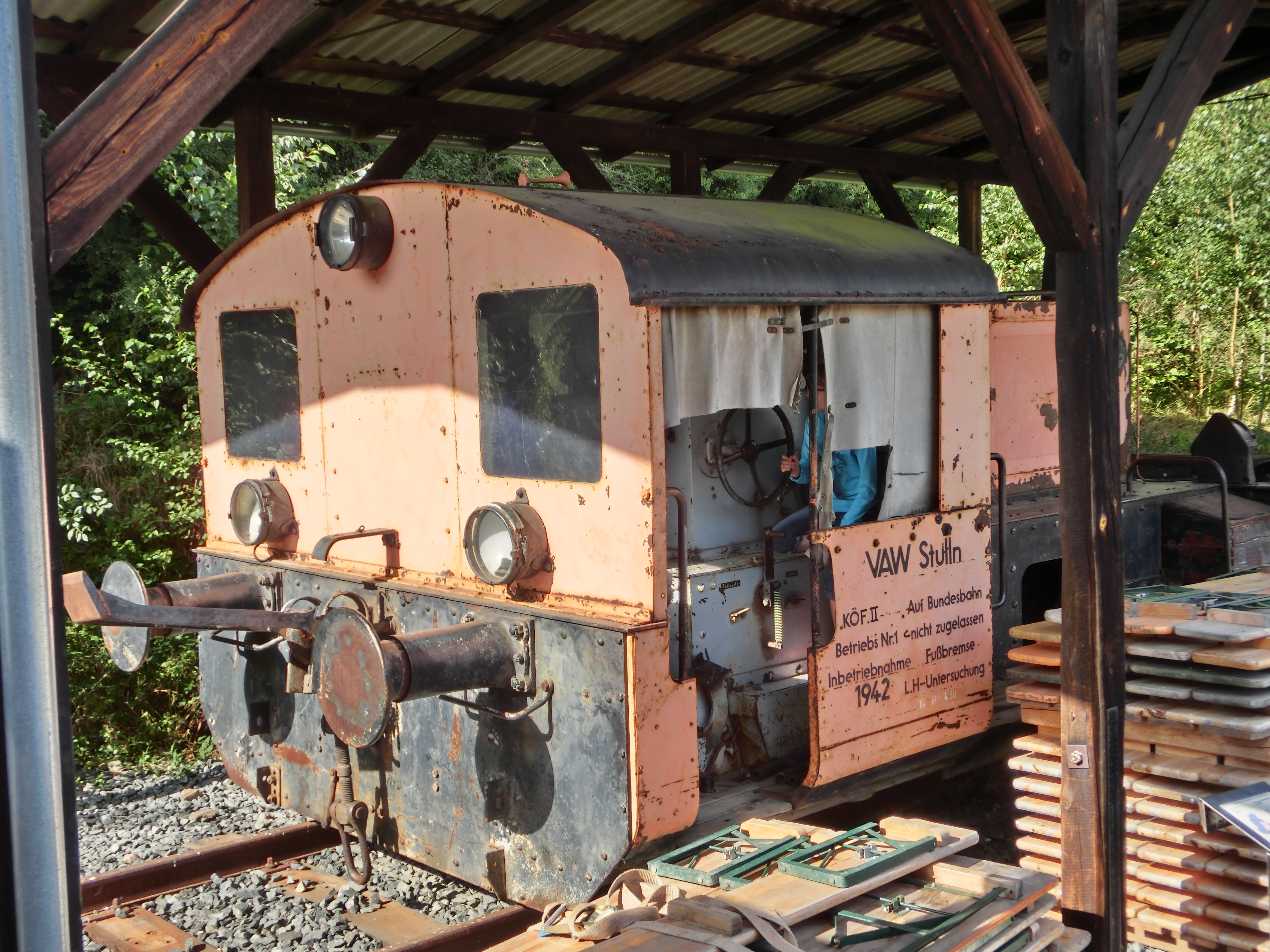 Lokomotive im Freilandmuseum