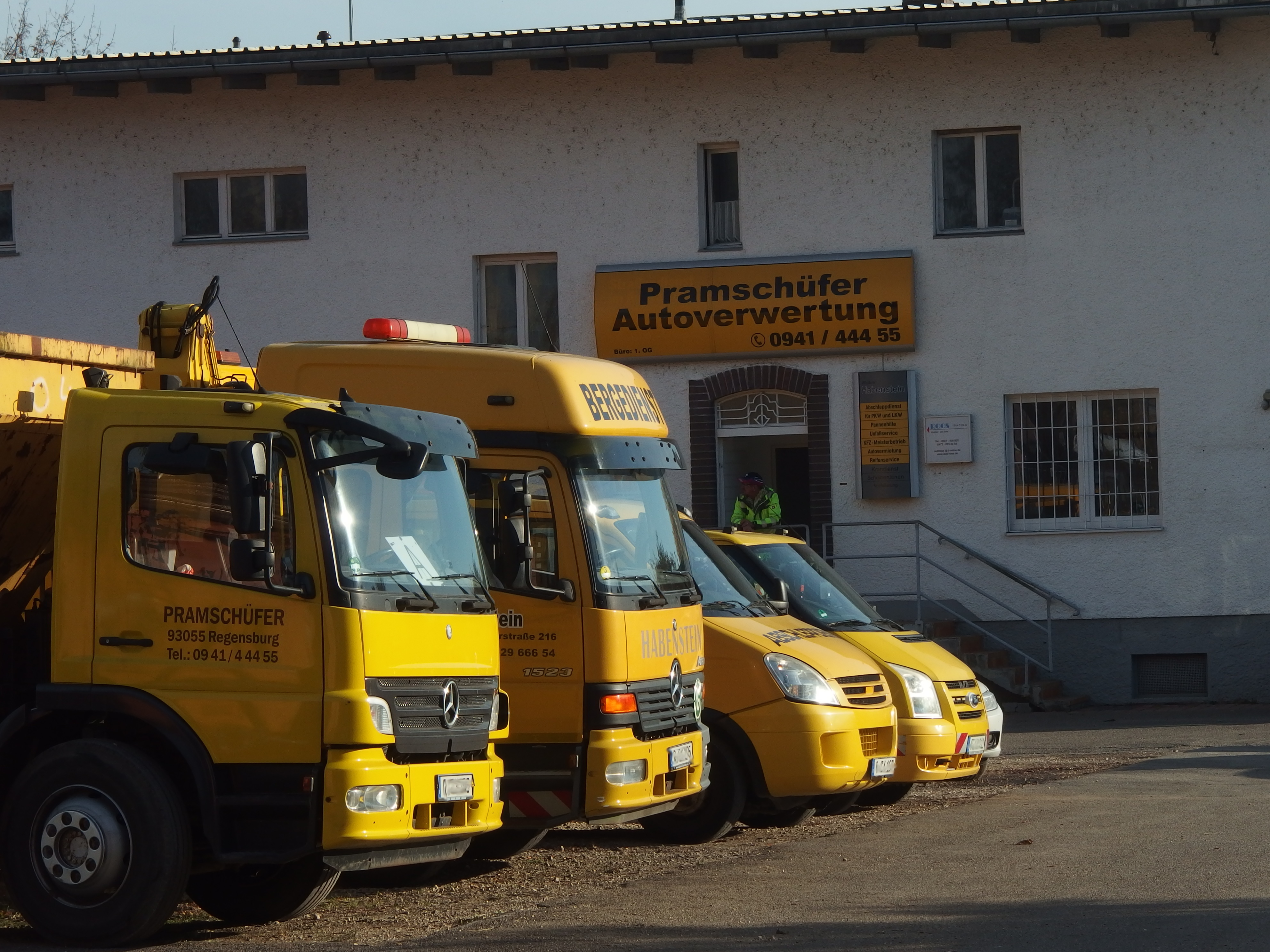 von der Donaustaufer Straße aus gesehen