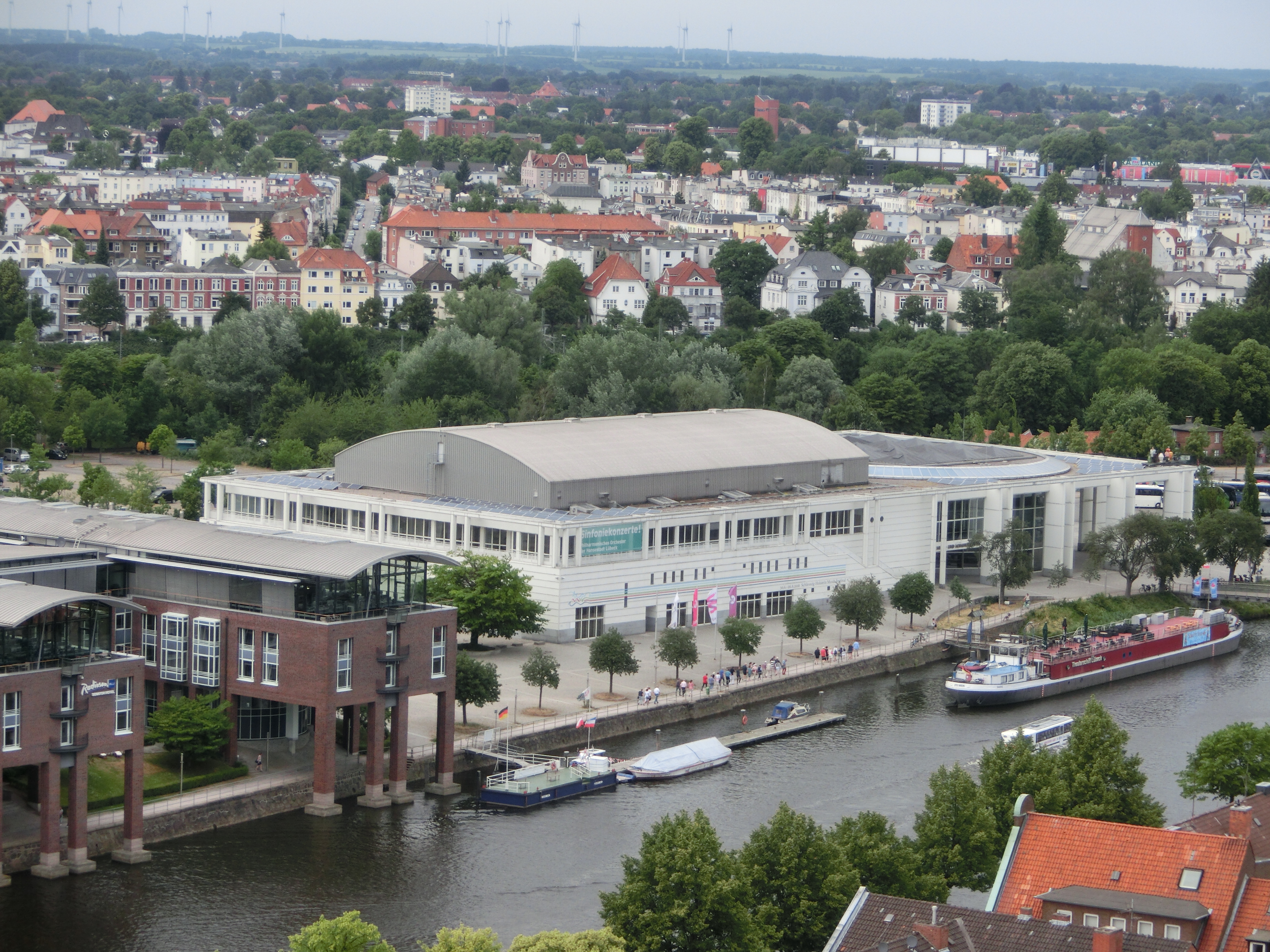 von Turm der Petri-Kirche aus gesehen