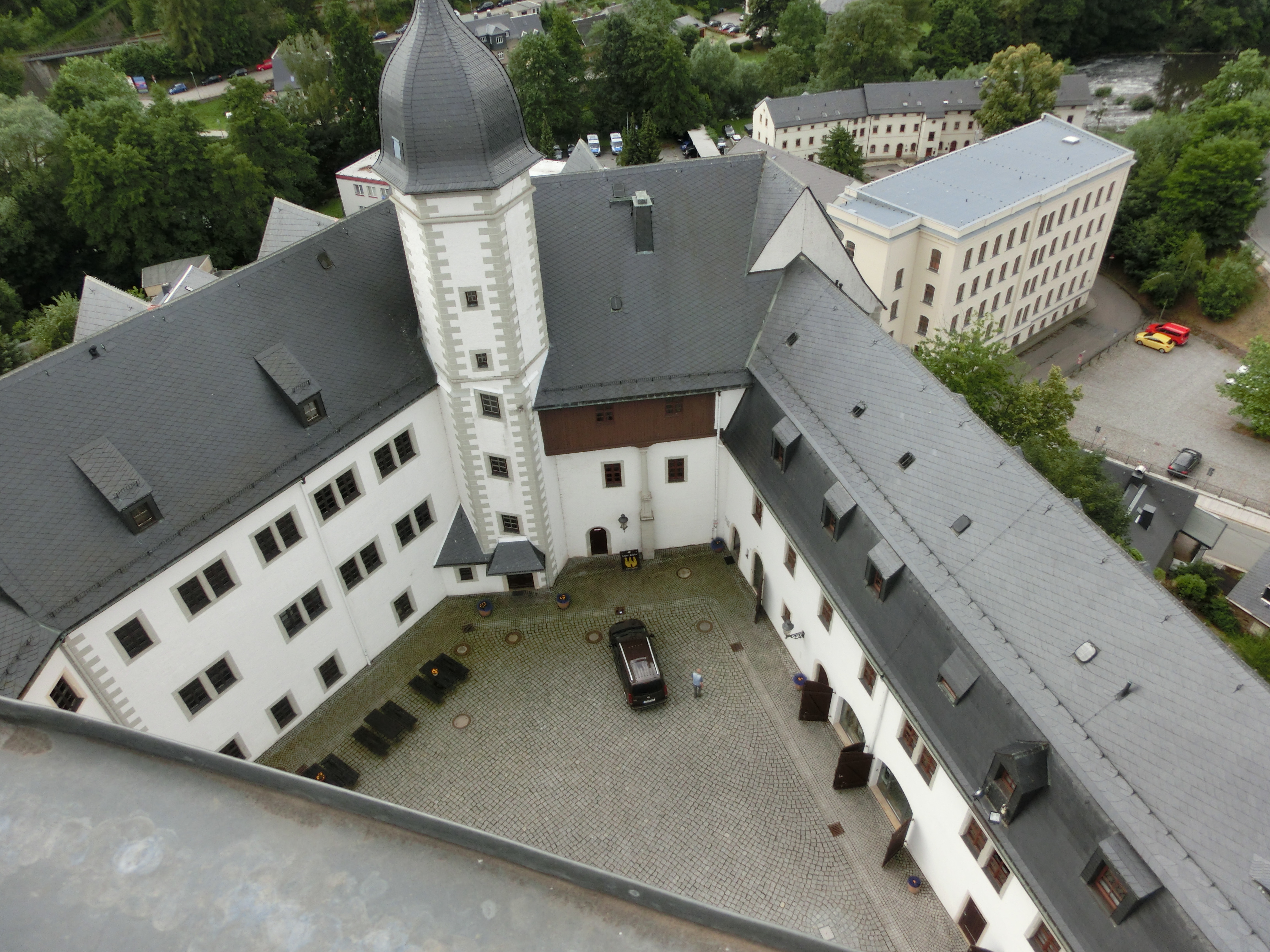 vom Bergfried gesehen