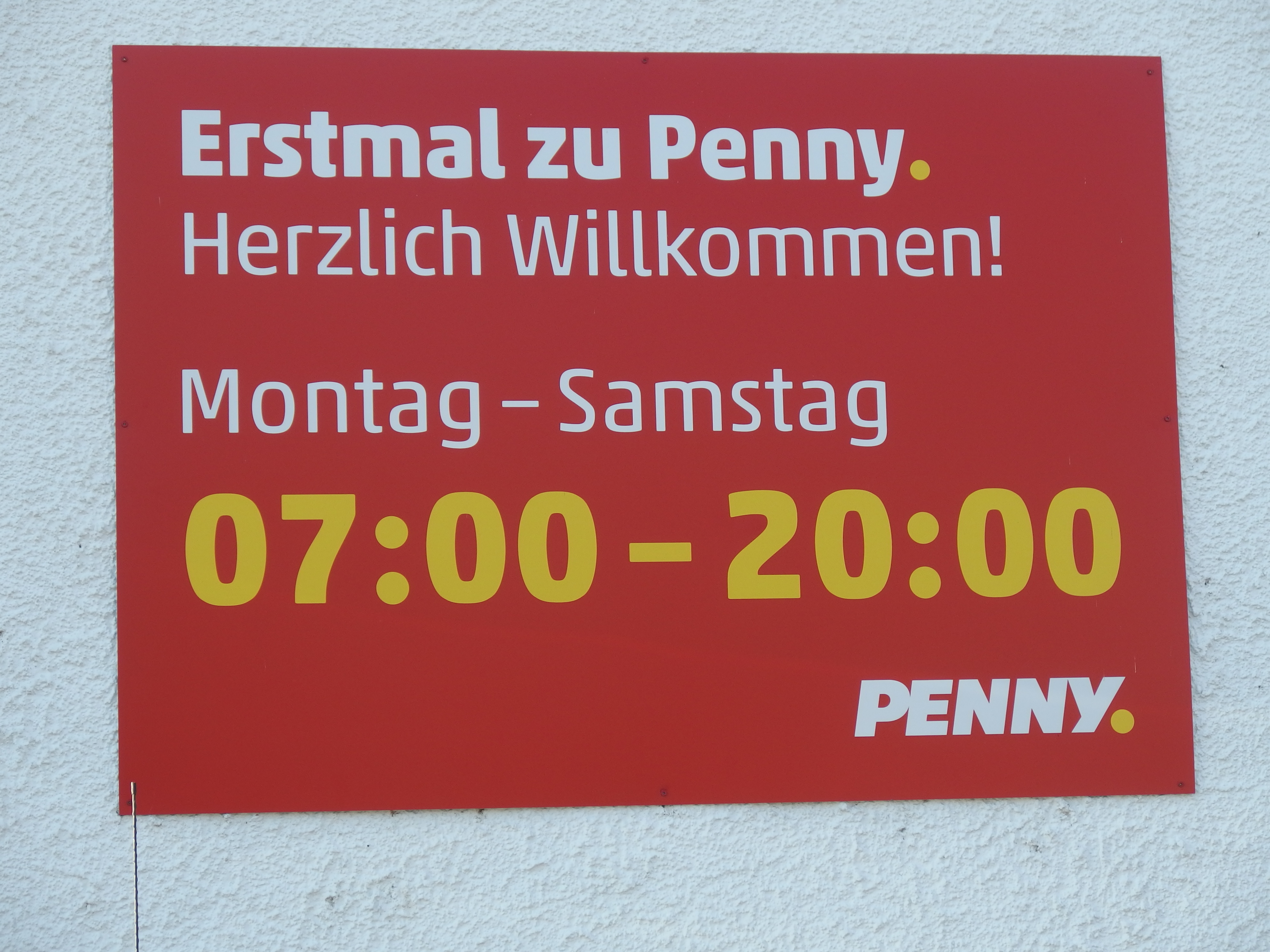 Öffnungszeiten des Penny in der Brandlberger Straße, Regensburg